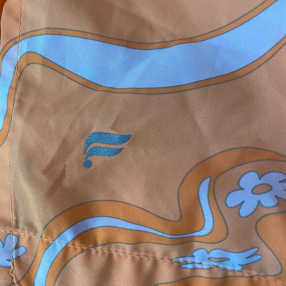 Fabletics Women's Breathe Mid Rise Run Shorts Orange Marble Size XL - Picture 5 of 8